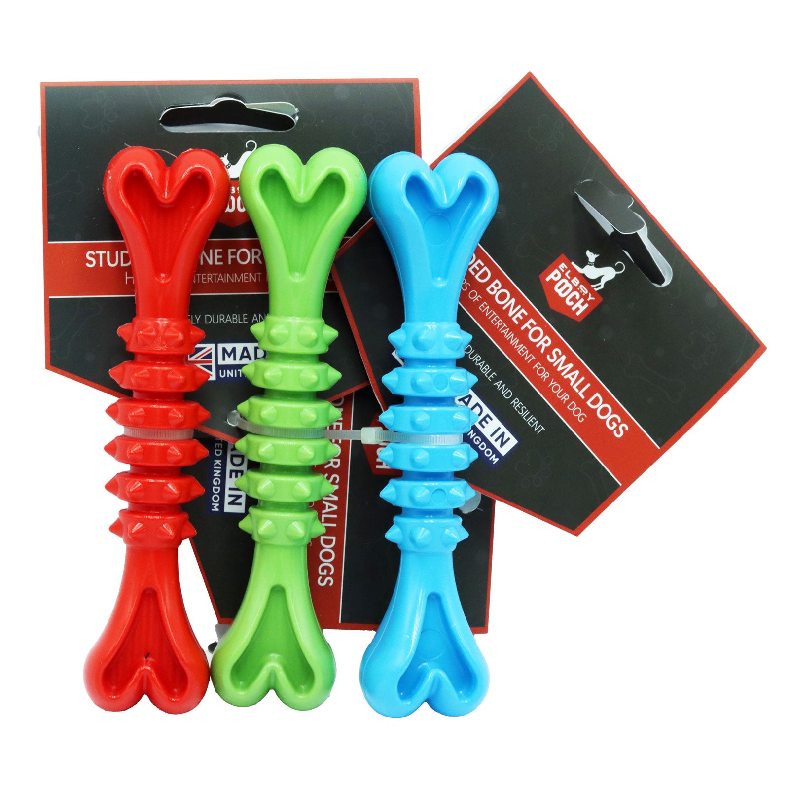 Elboy & Pooch Small Studded Bone for Small Dogs Elboy & Pooch Small Studded Bone for Small Dogs
